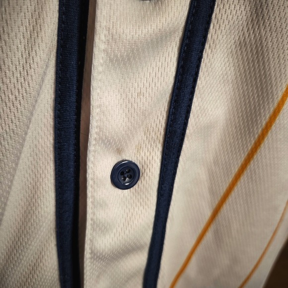 Nickelodeon Spongebob Squarepants Baseball Jersey Button Up Shirt Adult M - Picture 6 of 8